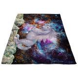 Unicorn Starry Sky Fleece Blanket
